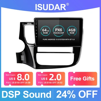Isudar PX6 Android10 1 Din Auto Radio For Mitsubishi Outlander 3 2012-2018 Car Multimedia GPS 6 Core RAM 4GB Camera USB DVR DSP
Isudar PX6 Android10 1 Din Auto Radio For Mitsubishi Outlander 3 2012-2018 Car Multimedia GPS 6 Core RAM 4GB Camera USB DVR DSP