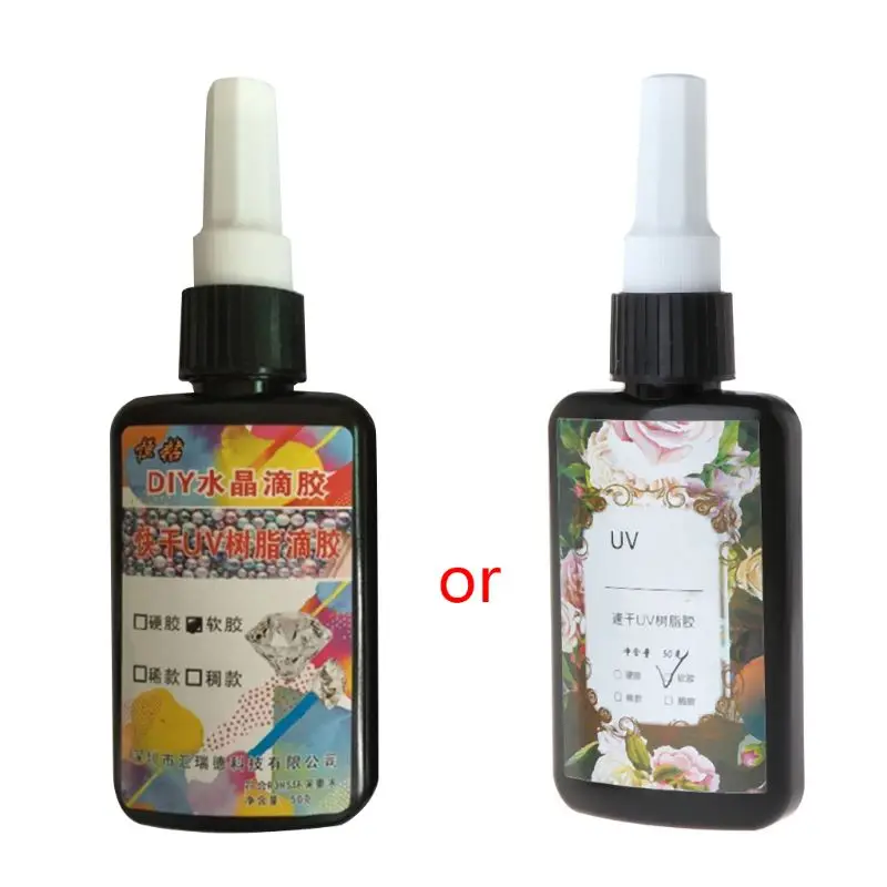 UV Resin Epoxy DIY Jewelry Making Transparent Soft Quick Solidify Crafts 25/50ml R9JE
UV Resin Epoxy DIY Jewelry Making Transparent Soft Quick Solidify Crafts 25/50ml R9JE