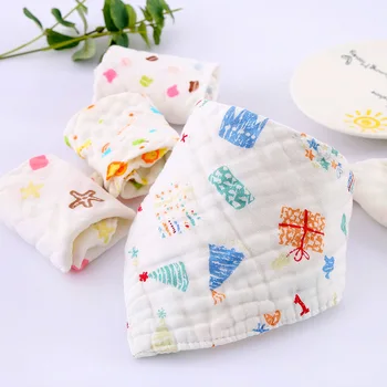 Newborns Headscarf Cotton Snap Closure Baby Bibs Spring And Autumn Infant Gauze 8-Layer Triangular Binder Baby Bibs
Newborns Headscarf Cotton Snap Closure Baby Bibs Spring And Autumn Infant Gauze 8-Layer Triangular Binder Baby Bibs