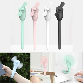 New USB Mini Fan Portable Bendable Flexible Deformation Cooling Fan Rechargeable Hang Around Wristband Fan for Outdoor 
New USB Mini Fan Portable Bendable Flexible Deformation Cooling Fan Rechargeable Hang Around Wristband Fan for Outdoor