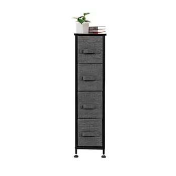 Narrow Dresser, Vertical Storage Unit With 4 Fabric Drawers, Metal Frame, Slim Storage Tower, 7.9" Width, For Living Room, Kitch
Narrow Dresser, Vertical Storage Unit With 4 Fabric Drawers, Metal Frame, Slim Storage Tower, 7.9" Width, For Living Room, Kitch