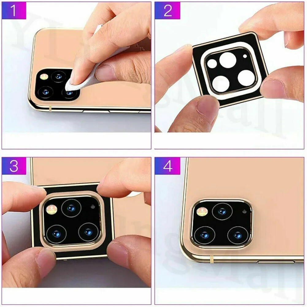 Metal Back Camera Lens Tempered Glass Screen Protector for iPhone 11/11 Pro Max LFX-ING 
Metal Back Camera Lens Tempered Glass Screen Protector for iPhone 11/11 Pro Max LFX-ING