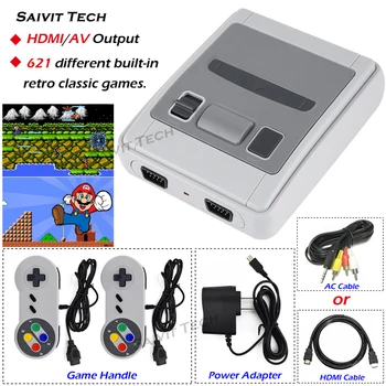 2019New Video Game Console Built-in 621Games 8Bit Family Mini Retro Classic AV/HDMI Output Handheld Gaming Player for Super SNES
2019New Video Game Console Built-in 621Games 8Bit Family Mini Retro Classic AV/HDMI Output Handheld Gaming Player for Super SNES