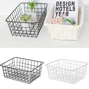 Black / White Iron Storage Basket Desktop Bathroom Sorting Basket Organizer Shelf Iron Dormitory F1O9
Black / White Iron Storage Basket Desktop Bathroom Sorting Basket Organizer Shelf Iron Dormitory F1O9