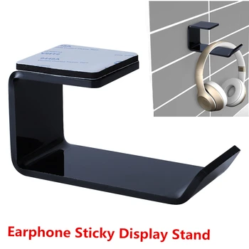 Sticker Acrylic Headphone Bracket Wall Mounted Headset Holder Hanger Under Desk Hook Earphone Sticky Display Stand 
Sticker Acrylic Headphone Bracket Wall Mounted Headset Holder Hanger Under Desk Hook Earphone Sticky Display Stand