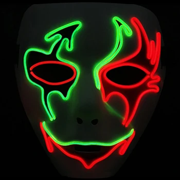 EL Light Halloween Scary Mask Rave Parties Masquerades Cosplay LED Costume Mask Full Face Cover Horror Halloween Decoration D30
EL Light Halloween Scary Mask Rave Parties Masquerades Cosplay LED Costume Mask Full Face Cover Horror Halloween Decoration D30