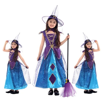 Kid Halloween Cainival Masquerade Christmas Party Cosplay Costume for Girls Lace Kawaii Witch Wizard Elf Fancy Performance Dress
Kid Halloween Cainival Masquerade Christmas Party Cosplay Costume for Girls Lace Kawaii Witch Wizard Elf Fancy Performance Dress