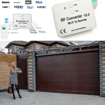 Garage Remote wifi RF Converter for Fixed code Learning IOT ios android app control
Garage Remote wifi RF Converter for Fixed code Learning IOT ios android app control