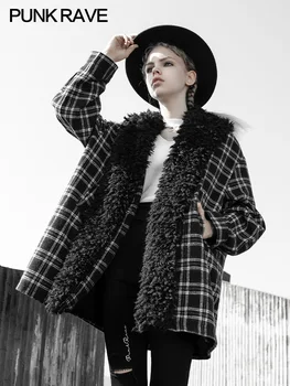 PUNKRAVE Europe Station New Loose Plaid Jacket Female Autumn and Winter New Casual Raw Edge Lapel Wool Top
PUNKRAVE Europe Station New Loose Plaid Jacket Female Autumn and Winter New Casual Raw Edge Lapel Wool Top