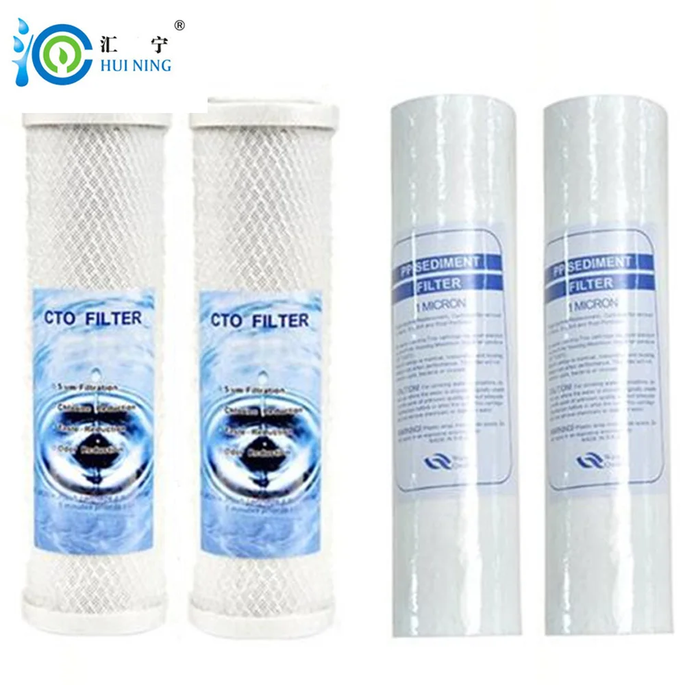 2 pcs Activated Carbon filter and PP Cotton household water for reverse osmosis system
2 pcs Activated Carbon filter and PP Cotton household water for reverse osmosis system