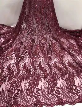African Lace Fabric 2019 Embroidered Nigerian sequins Flower Laces Fabric Bridal High Quality French Tulle Lace Fabric NHX006
African Lace Fabric 2019 Embroidered Nigerian sequins Flower Laces Fabric Bridal High Quality French Tulle Lace Fabric NHX006