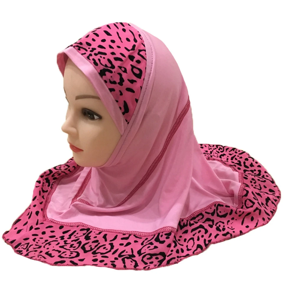 Muslim Hijab Islamic Girls Kids Arab Scarf Shawls Spliced Leopard Pattern about for 2 to 7 years old Girls
Muslim Hijab Islamic Girls Kids Arab Scarf Shawls Spliced Leopard Pattern about for 2 to 7 years old Girls
