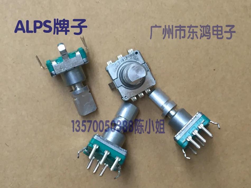 2PCS/LOT ALPS Alps type EC11 encoder with switch 30, positioning number 15, pulse point axis length 15mm
2PCS/LOT ALPS Alps type EC11 encoder with switch 30, positioning number 15, pulse point axis length 15mm