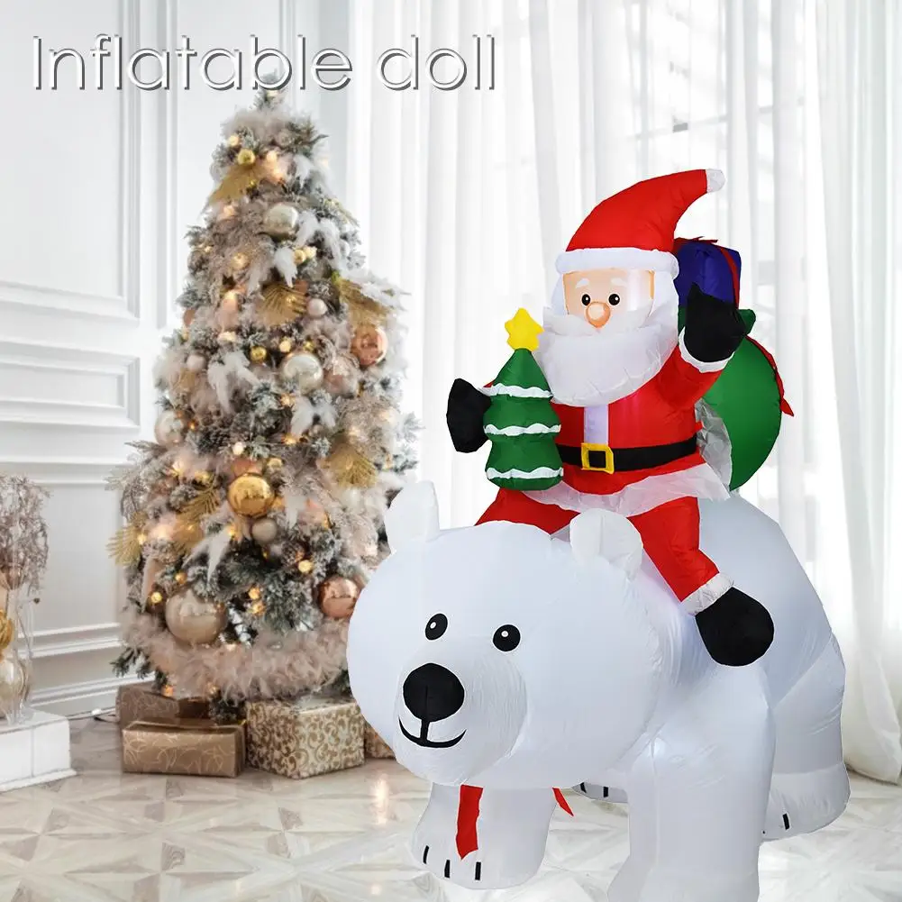 2M Polar Bear Inflatable Santa Christmas Riding Polar Bear Inflatable Doll Easy To Relax And Fold
2M Polar Bear Inflatable Santa Christmas Riding Polar Bear Inflatable Doll Easy To Relax And Fold