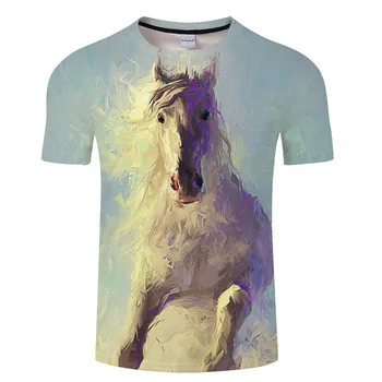 New Casual Colorful Horse Printed 3D T-shirt Men Women Animal Horse Design Tshirts Male Summer Breathable Top Tees Man
New Casual Colorful Horse Printed 3D T-shirt Men Women Animal Horse Design Tshirts Male Summer Breathable Top Tees Man