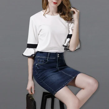 Skirt Women New 2020 Denim Mini Skirt Womens Short Denim Skirts Women Female Bandage High Waist Plus Size Jeans Skirt
Skirt Women New 2020 Denim Mini Skirt Womens Short Denim Skirts Women Female Bandage High Waist Plus Size Jeans Skirt