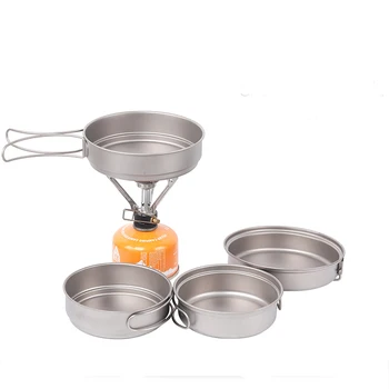 Titanium Folding Handle Frying Pan Cookware Fast Heated Cooking Pot with Mesh Bag Outdoor Cooker 350ml 500ml for Camping Picnic
Titanium Folding Handle Frying Pan Cookware Fast Heated Cooking Pot with Mesh Bag Outdoor Cooker 350ml 500ml for Camping Picnic