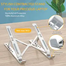 Laptop Stand for MacBook Pro Notebook Stand Foldable Aluminium Alloy Tablet Stand Bracket Laptop Holder for Notebook
Laptop Stand for MacBook Pro Notebook Stand Foldable Aluminium Alloy Tablet Stand Bracket Laptop Holder for Notebook