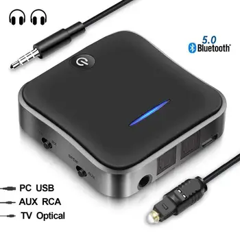 Bluetooth 5.0 Audio Transmitter Receiver CSR8675 Aptx HD Adapter Optical Toslink/3.5mm AUX/SPDIF for Car TV s
Bluetooth 5.0 Audio Transmitter Receiver CSR8675 Aptx HD Adapter Optical Toslink/3.5mm AUX/SPDIF for Car TV s