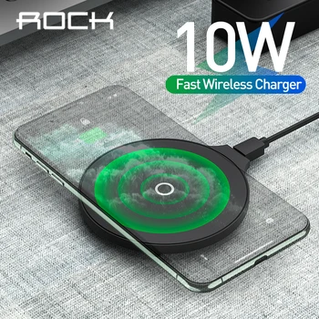 ROCK Qi Wireless Charger Fast Wireless Charging Pad Induction Wirless Charger For iPhone 11 Pro X Xiaomi mi 9 10 Samsung s20
ROCK Qi Wireless Charger Fast Wireless Charging Pad Induction Wirless Charger For iPhone 11 Pro X Xiaomi mi 9 10 Samsung s20