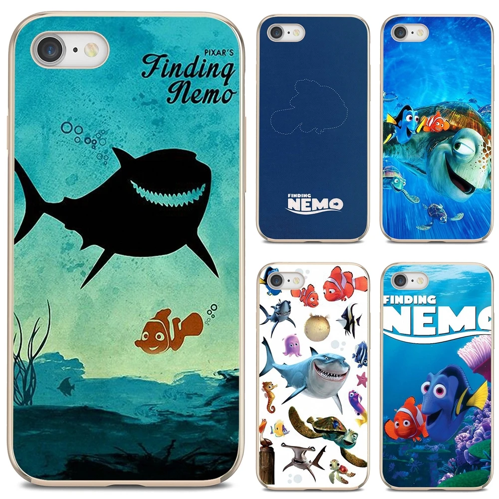 White-D-Shark-Finding-C-Nemo Dory fish Soft Cases For Huawei P30 P40 P20 P7 P8 P9 P10 Lite Plus Pro 2015 2016 2017 Mini | Мобильные