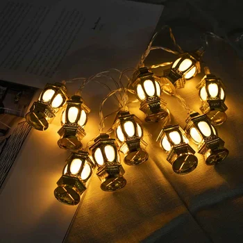 1.65M Ramadan LED Light Gold Oil Lamp 10LED Islamic Muslim Fairy String Light for Holiday Christmas Indoor Home Decoration
1.65M Ramadan LED Light Gold Oil Lamp 10LED Islamic Muslim Fairy String Light for Holiday Christmas Indoor Home Decoration