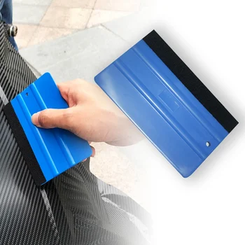 Car Vinyl Film Wrapping Tools Blue Scraper Squeegee With Felt Edge Size 13cm*8cm Car Styling Stickers Accessories
Car Vinyl Film Wrapping Tools Blue Scraper Squeegee With Felt Edge Size 13cm*8cm Car Styling Stickers Accessories