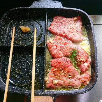 3 In 1 Multi-function Three Grid Frying Pan Maifan Stone Non-stick Pan Creative Cartoon Grid Pot Steak Frying Pan Kitchen Home
3 In 1 Multi-function Three Grid Frying Pan Maifan Stone Non-stick Pan Creative Cartoon Grid Pot Steak Frying Pan Kitchen Home