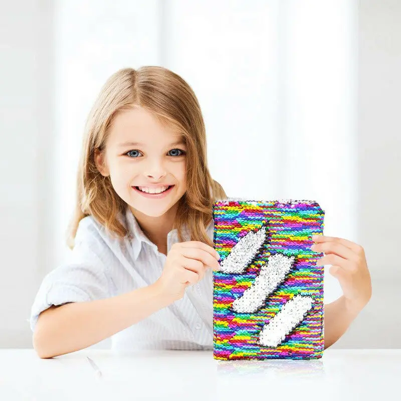 A6 Reversible Sketchbook Writing Pads Diary Book Mermaid Sequins Notebook School Gifts Writing Book for Kids Notebooks
A6 Reversible Sketchbook Writing Pads Diary Book Mermaid Sequins Notebook School Gifts Writing Book for Kids Notebooks