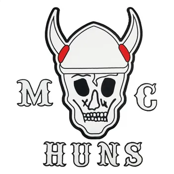 Huns MC Embroidery Patch Skull Applications Iron on Back Biker Sticker Applique for Jacket Jeans Clothes Custom Patches DIY LOGO
Huns MC Embroidery Patch Skull Applications Iron on Back Biker Sticker Applique for Jacket Jeans Clothes Custom Patches DIY LOGO
