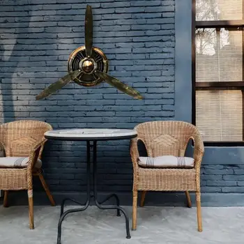 Aircraft Decorative Metal Propeller Retro Wrought Iron Wall Clock Propeller Wall Decoration Wall Hanging Clock Propeller
Aircraft Decorative Metal Propeller Retro Wrought Iron Wall Clock Propeller Wall Decoration Wall Hanging Clock Propeller
