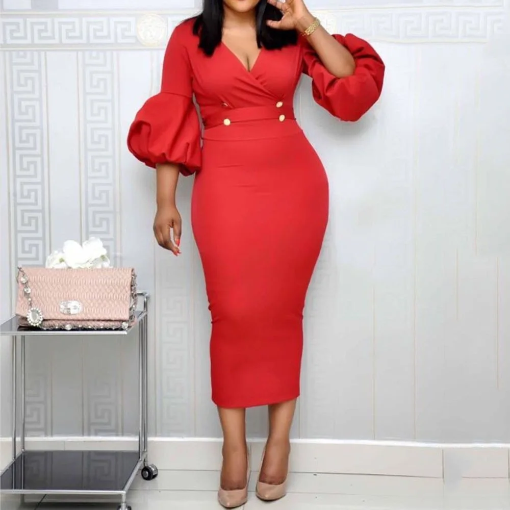Deep V Neck Plus Size Dress Women Red Bodycon Sheath Christmas Evening Party Lace Up High Waist Tunic Elegant Vintage Dress New
Deep V Neck Plus Size Dress Women Red Bodycon Sheath Christmas Evening Party Lace Up High Waist Tunic Elegant Vintage Dress New