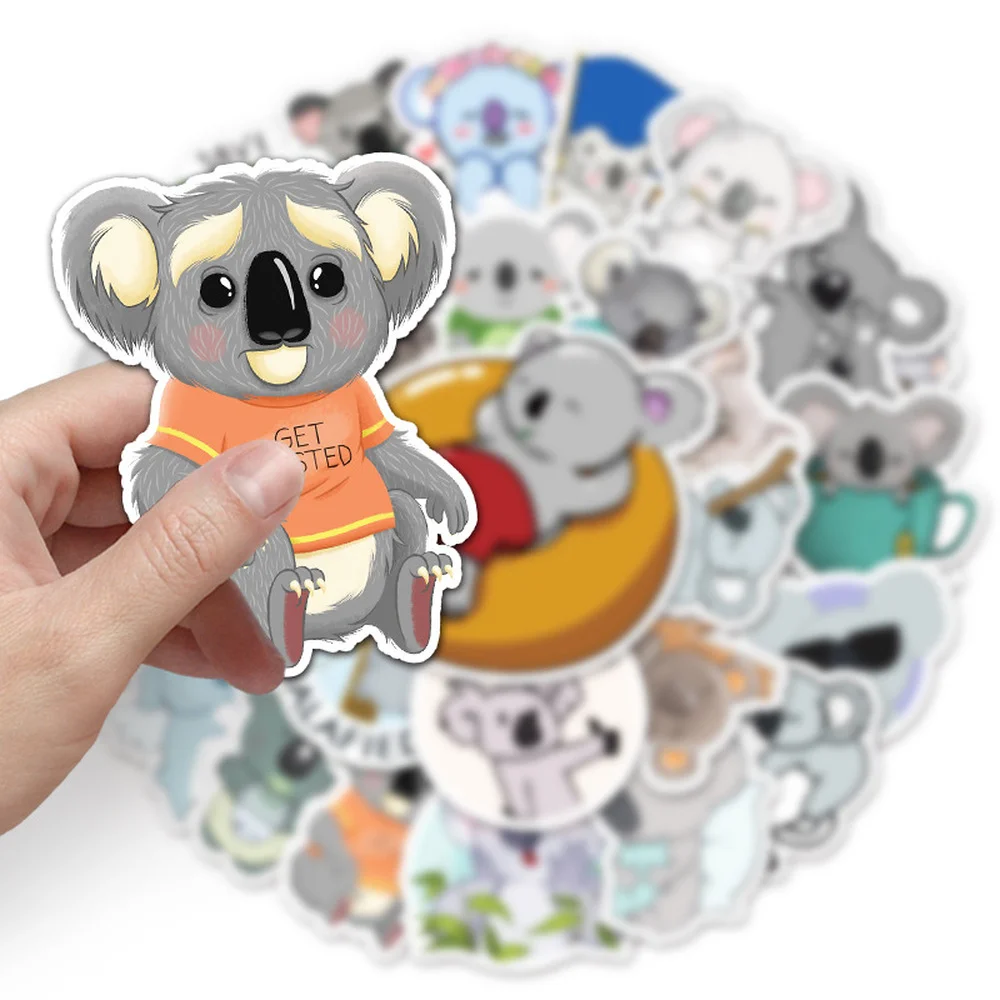 10/50pcs Animal Sticker Cute Koala Stickers Cartoon Series Children's Toys Waterproof Diy Skateboard Guitar Bike Suitcase Decals
10/50pcs Animal Sticker Cute Koala Stickers Cartoon Series Children's Toys Waterproof Diy Skateboard Guitar Bike Suitcase Decals
