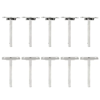 10Pcs 5Inch Heavy Tool Concealed Floating Wall Shelf Support Metal Bracket for Bookshelves
10Pcs 5Inch Heavy Tool Concealed Floating Wall Shelf Support Metal Bracket for Bookshelves