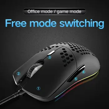 M6 Hollow Honeycomb Style Game Mouse Lightweight RGB Wired Gaming Mice 12000DPI LX9B
M6 Hollow Honeycomb Style Game Mouse Lightweight RGB Wired Gaming Mice 12000DPI LX9B