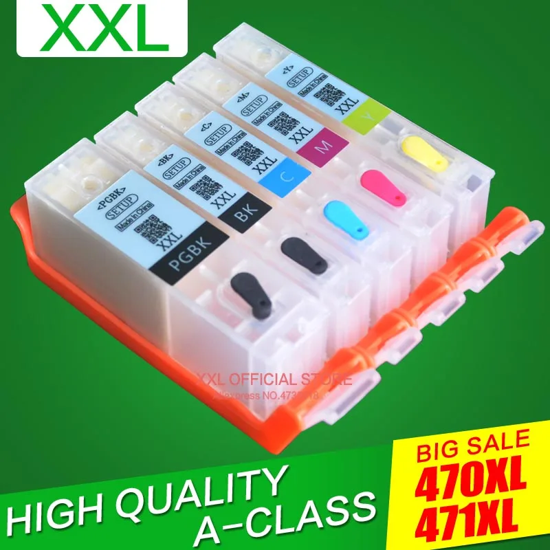 PGI-470 PGBK PGI470 CLI-471 refillable ink cartridge refill permanent chip For canon PIXMA MG6840 MG5740 TS5040 TS6040 printer 
PGI-470 PGBK PGI470 CLI-471 refillable ink cartridge refill permanent chip For canon PIXMA MG6840 MG5740 TS5040 TS6040 printer