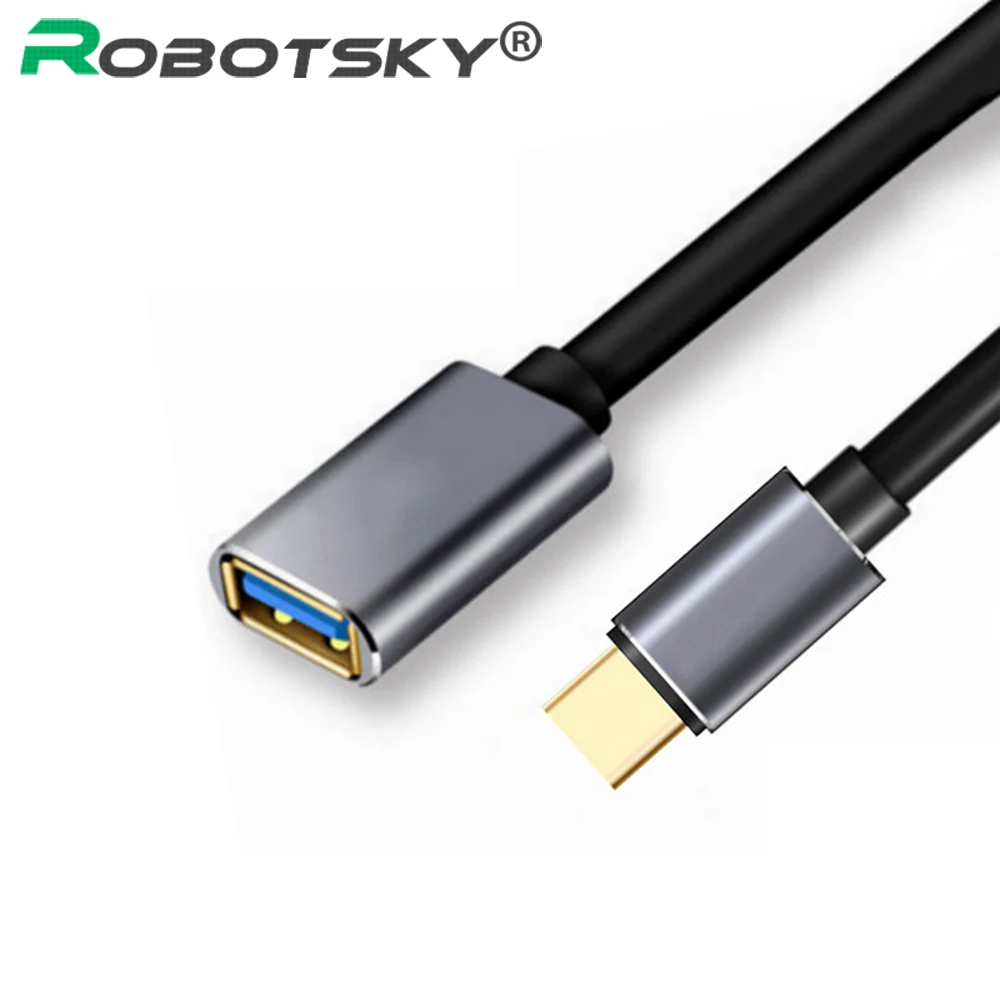 USB-C OTG Data Cable Metal Type-C Male to USB 3.0 Female Extension Converter For Samsung S10 For Xiaomi Mi8 Huawei Mate 20
USB-C OTG Data Cable Metal Type-C Male to USB 3.0 Female Extension Converter For Samsung S10 For Xiaomi Mi8 Huawei Mate 20