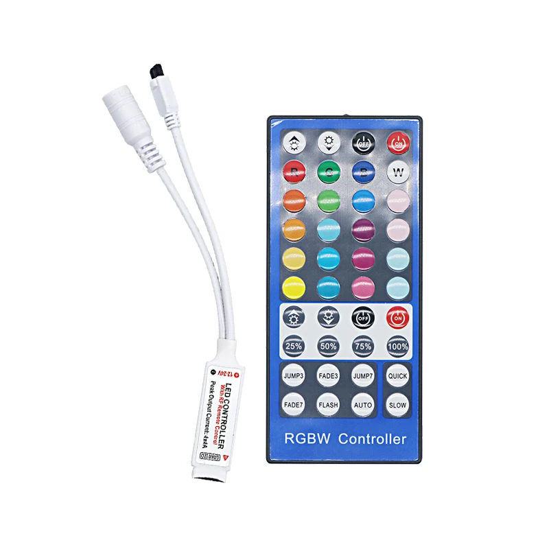 SZYOUMY Mini Wireless Controller with 40 Keys Remote Control For RGBW LED Strip Light DC12-24V 100PCS/LOT
SZYOUMY Mini Wireless Controller with 40 Keys Remote Control For RGBW LED Strip Light DC12-24V 100PCS/LOT