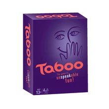 Classic Taboo Card Game Board Game Fun Finding Words Board Game Party Family Interactive Games for Adults High Quality
Classic Taboo Card Game Board Game Fun Finding Words Board Game Party Family Interactive Games for Adults High Quality