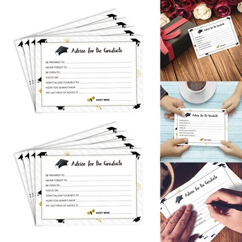 30/60Pcs Graduation Greeting Card Notebook Multipurpose Stationery Envelope Template Set Template Ruler Diary Postcard