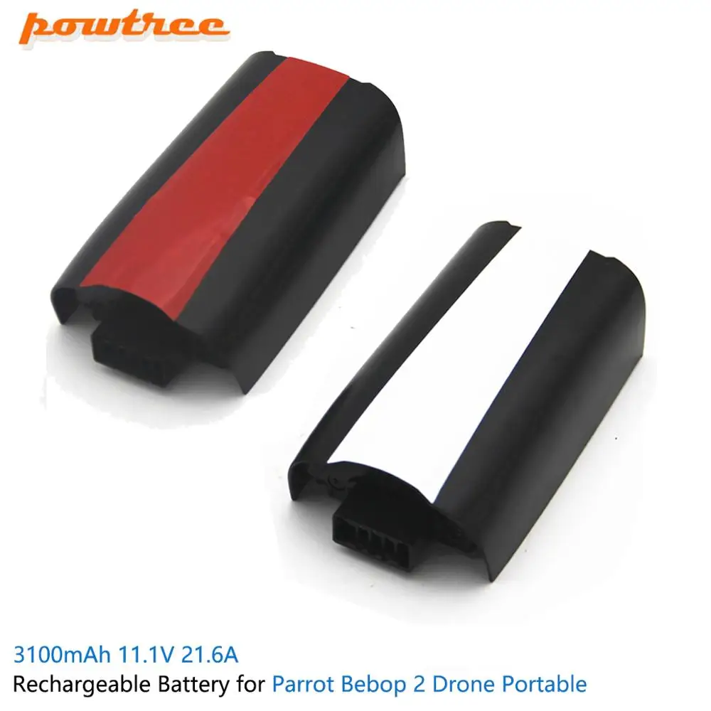powtree 3100mAh 21.6A 11.1V Large Capactity Li-ion Polymer Rechargeable Battery for Parrot Bebop 2 Drone Portable Light Weight
powtree 3100mAh 21.6A 11.1V Large Capactity Li-ion Polymer Rechargeable Battery for Parrot Bebop 2 Drone Portable Light Weight