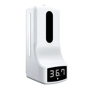 K9 Automatic Sensor Free Hand Soap Dispenser Infrared Thermometer Integrated Hotel Bathroom Hand Sanitizer Machine
K9 Automatic Sensor Free Hand Soap Dispenser Infrared Thermometer Integrated Hotel Bathroom Hand Sanitizer Machine