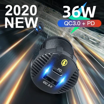 Car Charger Accessories 36W QC3.0 Fast Charging Phone Usb Type C PD Motorcycle Quick Charge Waterproof For iPhone iPad Samsung
Car Charger Accessories 36W QC3.0 Fast Charging Phone Usb Type C PD Motorcycle Quick Charge Waterproof For iPhone iPad Samsung