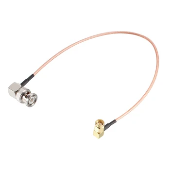 uxcell BNC Male Right Angle to SMA Male Right Angle RG316 Coax Cable 50 Ohm 
uxcell BNC Male Right Angle to SMA Male Right Angle RG316 Coax Cable 50 Ohm