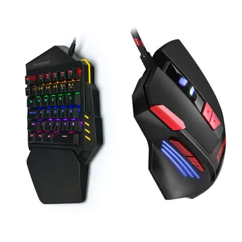 Mechanical keyboard Backlight usb Wired Gaming keyboard with Mouse 6400DPI Combos One Handedly for WOW/LOL/WOT/CF Mobile gaming
Mechanical keyboard Backlight usb Wired Gaming keyboard with Mouse 6400DPI Combos One Handedly for WOW/LOL/WOT/CF Mobile gaming