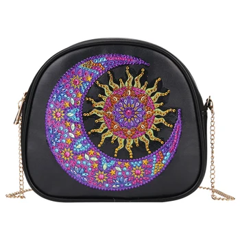 Leather Chain Messenger Bag DIY Craft Diamond Painted Clutch Makeup Storage Bag Ladies Girls Storage Handbag Coin Purse with Adu 
Leather Chain Messenger Bag DIY Craft Diamond Painted Clutch Makeup Storage Bag Ladies Girls Storage Handbag Coin Purse with Adu