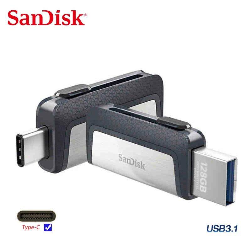 Sandisk Ultra Dual OTG SDDDC2 USB Flash Drive Type-C 256Gb 128Gb 64Gb 32Gb USB3.1 Pen Drive For Smartphone Pendrive memory stick
Sandisk Ultra Dual OTG SDDDC2 USB Flash Drive Type-C 256Gb 128Gb 64Gb 32Gb USB3.1 Pen Drive For Smartphone Pendrive memory stick