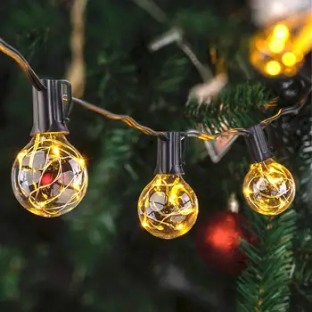 LED Outdoor String Lights 38 Feet with 30+3 Edison Bulbs Commercial Grade String Lights for Patio Porch Backyard Party Wedding
LED Outdoor String Lights 38 Feet with 30+3 Edison Bulbs Commercial Grade String Lights for Patio Porch Backyard Party Wedding