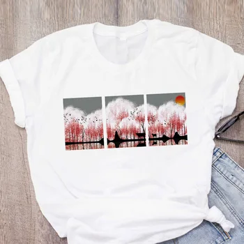 Art Pattern Printing Female Tshirt Leisure Short Sleeve O Neck White T Shirt Top 2020 New Summer Fashion Women T-shirt Harajuku
Art Pattern Printing Female Tshirt Leisure Short Sleeve O Neck White T Shirt Top 2020 New Summer Fashion Women T-shirt Harajuku