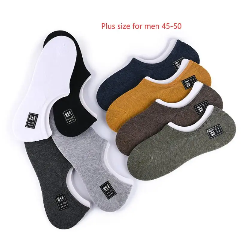 Men Solid Summer Cotton Plus Size Ankle Socks Boys Extra Large Size Crew Socks Sport Sock Running Ankle Socks for Size 45-50
Men Solid Summer Cotton Plus Size Ankle Socks Boys Extra Large Size Crew Socks Sport Sock Running Ankle Socks for Size 45-50